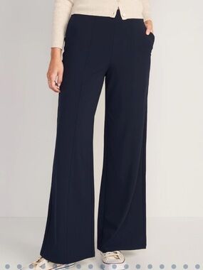 Old Navy High Waisted PowerSoft Wide Leg Pull On Pants Large Tall